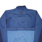 FILA Mens Blue & Navy Colourblock Jacket M Polyester Casual Zip Lightweight