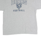 NFL Mens Grey Bears Football Graphic T-Shirt XL Short Sleeve Crew Neck