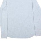 CALVIN KLEIN Womens Light Grey Plain Pullover Roll Neck Basic Knit Jumper S