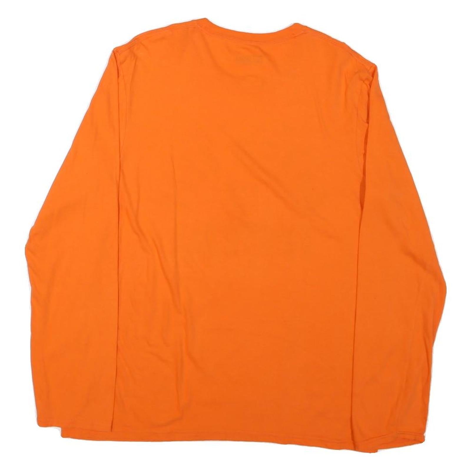 NFL Mens Orange Cincinnati Bengals Queen City Football Long Sleeve Crew Neck