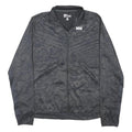 HELLY HANSEN Mens Black Zip Jacket L Nylon Lightweight Reflective Outdoor