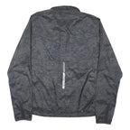 HELLY HANSEN Mens Black Zip Jacket L Nylon Lightweight Reflective Outdoor