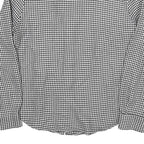 ZARA Womens Black & White Printed Shirt Long Sleeve Collared S Houndstooth