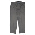 DOCKERS Pinstripe Mens Trousers Grey Regular Straight W34 L28