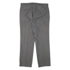 DOCKERS Pinstripe Mens Trousers Grey Regular Straight W34 L28