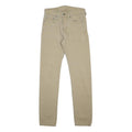 LEVI'S 510 Mens Slim Skinny Beige Cotton Denim Medium Wash W28 L32 Zip Pockets
