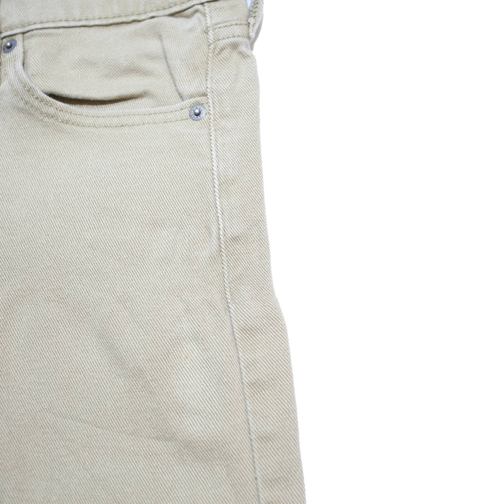 LEVI'S 510 Mens Slim Skinny Beige Cotton Denim Medium Wash W28 L32 Zip Pockets