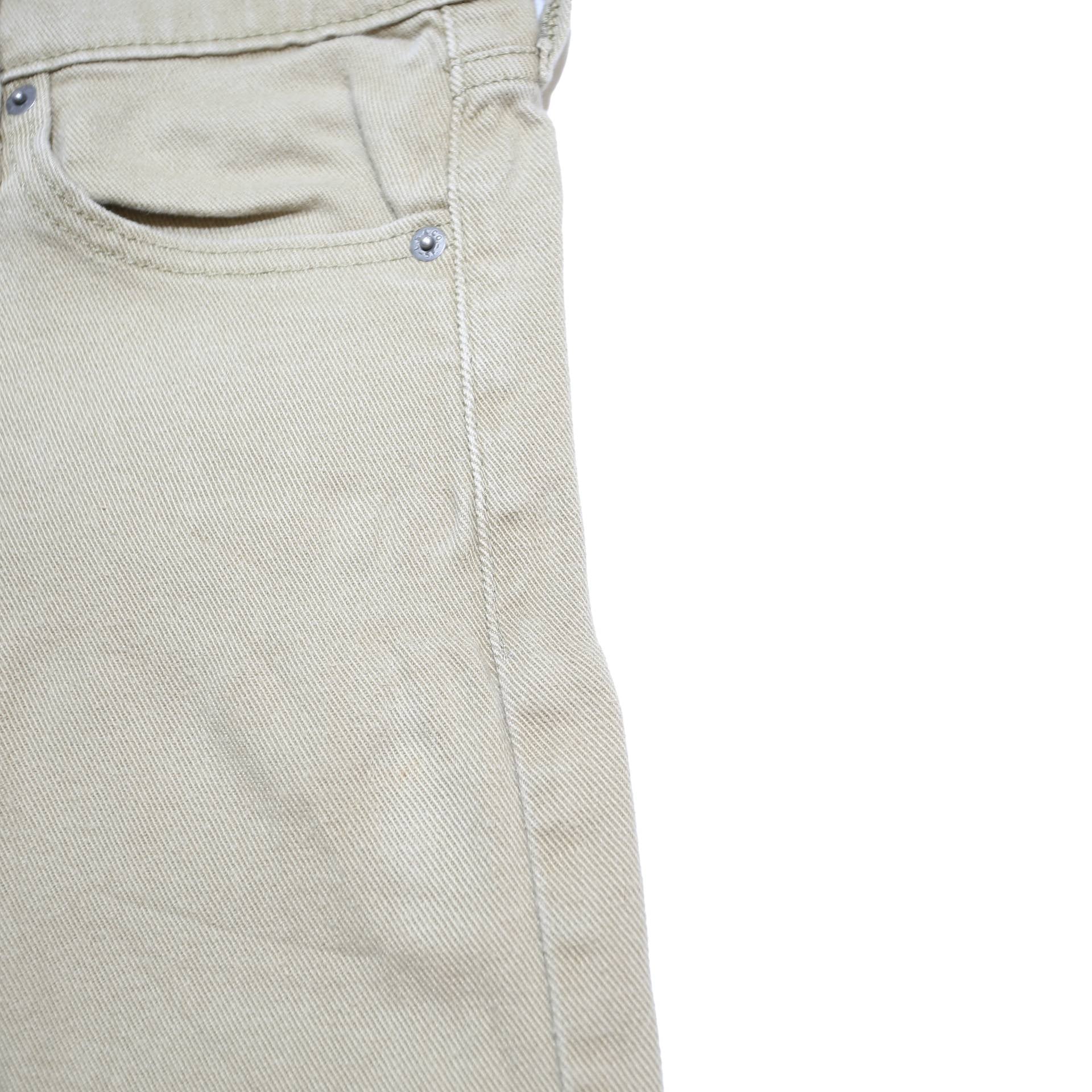 LEVI'S 510 Mens Slim Skinny Beige Cotton Denim Medium Wash W28 L32 Zip Pockets