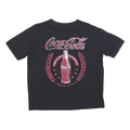 COCA COLA Womens Black Graphic T-Shirt M Short Sleeve Crew Neck Party Favourite