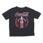 COCA COLA Womens Black Graphic T-Shirt M Short Sleeve Crew Neck Party Favourite