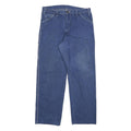 DICKIES Mens Regular Blue Denim Jeans W32 L28 Cotton Blend Zip Classic Workwear