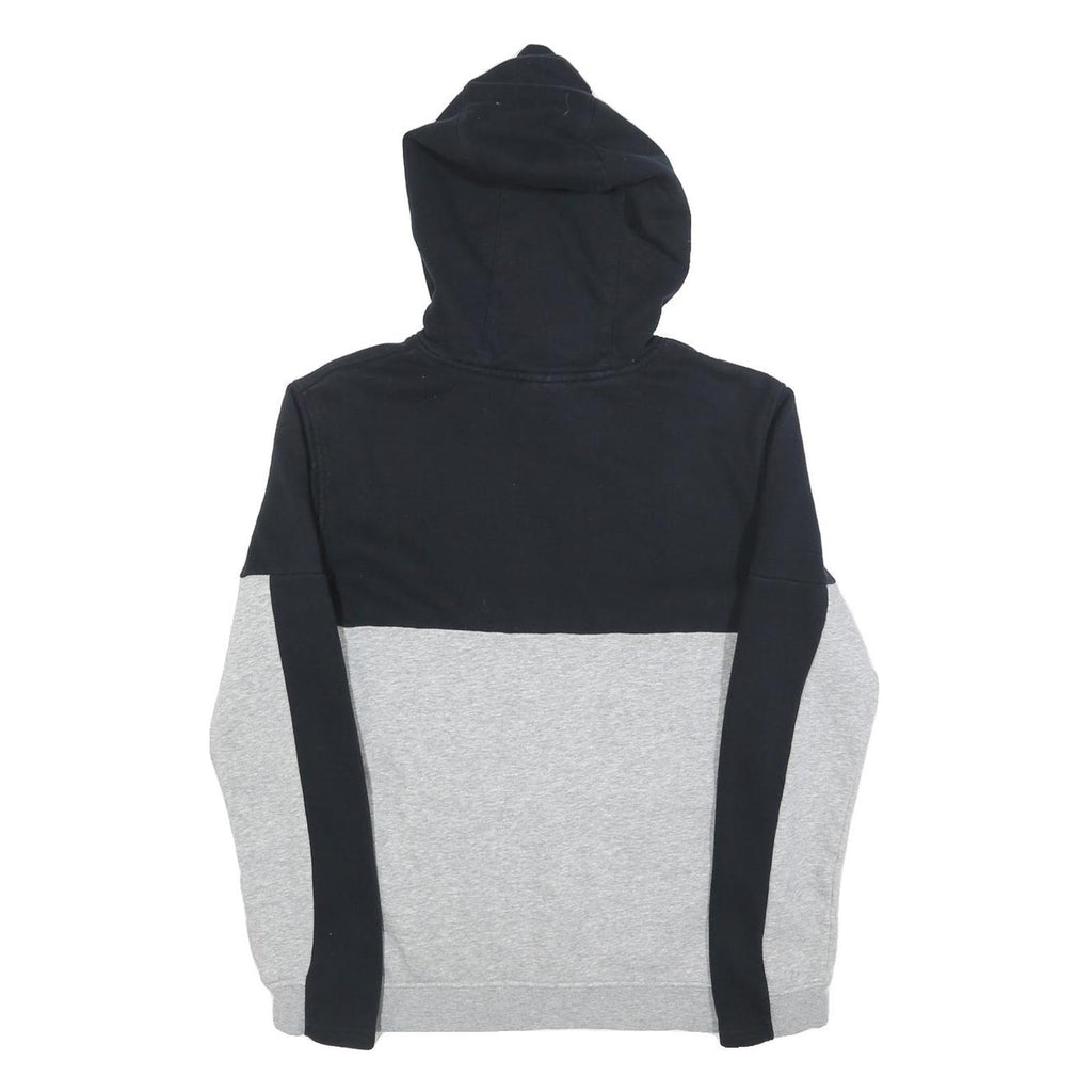 UMBRO Boys Black & Grey Cotton Blend Hoodie XL Colourblock Pullover Casual