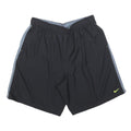 NIKE Mens Black & Grey Sports Shorts XL W32 Dri-FIT Polyester Lightweight