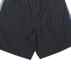 NIKE Mens Black & Grey Sports Shorts XL W32 Dri-FIT Polyester Lightweight