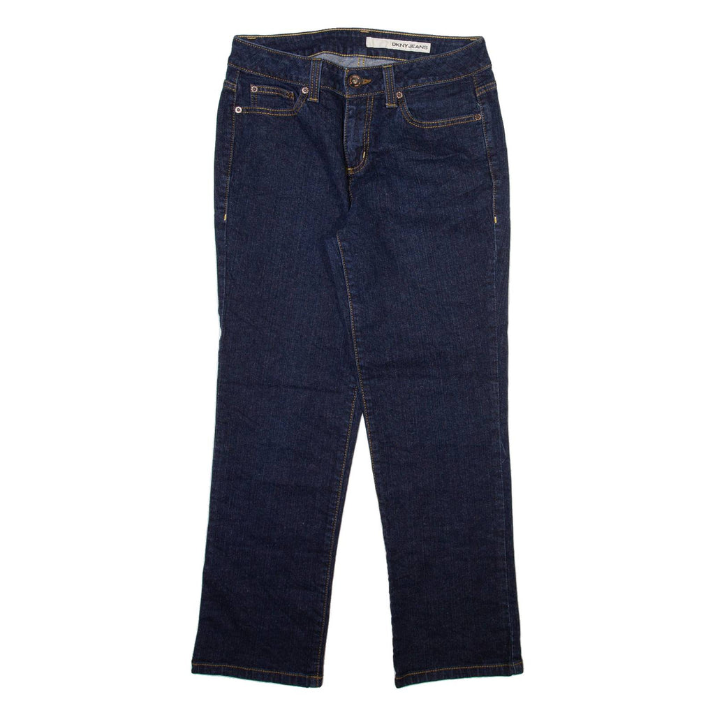 DKNY Womens Jeans Blue Regular Straight W28 L26