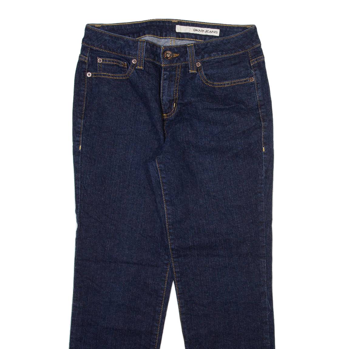 DKNY Womens Jeans Blue Regular Straight W28 L26