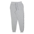 FILA Womens Joggers Grey & Black S W26 L28 Cotton Blend Slim Tapered