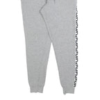 FILA Womens Joggers Grey & Black S W26 L28 Cotton Blend Slim Tapered