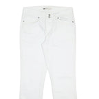 LEVI'S Womens Jeans White Slim Skinny Denim W31 L32 Cotton Blend Zip