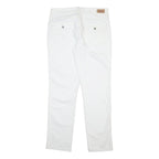 LEVI'S Womens Jeans White Slim Skinny Denim W31 L32 Cotton Blend Zip