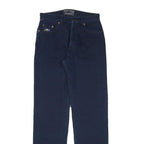 ENRICO COVERI Mens Regular Fit Blue Denim Jeans W28 L32 Classic Cotton Blend Zip