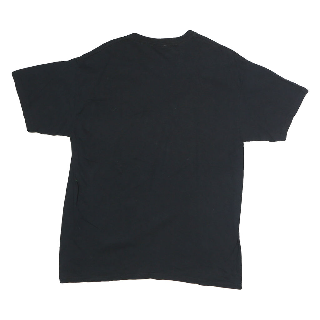 GILDAN Mens Black San Francisco Baseball Graphic T-Shirt L Short Sleeve Crew