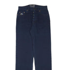 ENRICO COVERI Mens Jeans Blue Regular Straight Denim Dark W28 L33 Button Cotton