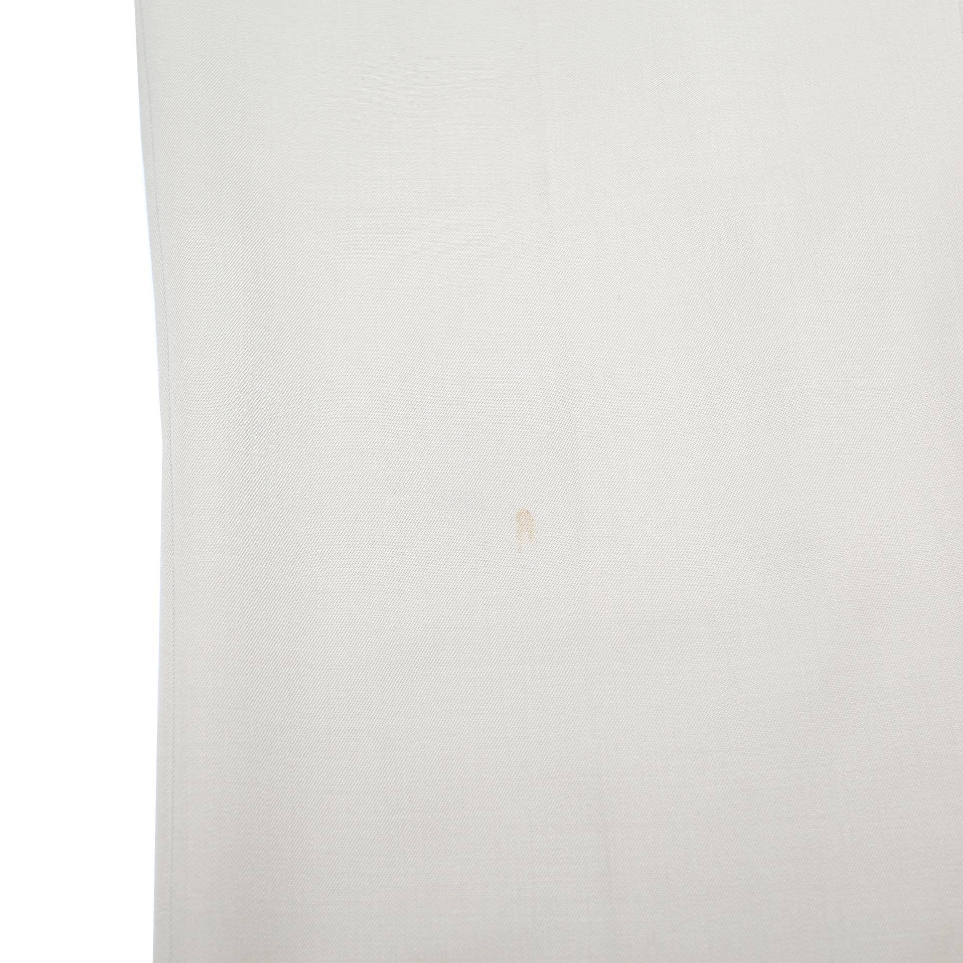 Mens Relaxed Woven Beige Trousers Zip Closure W32 L29 Classic Formal Wear
