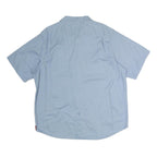 WRANGLER Mens Blue Cotton Short Sleeve Shirt XL Casual Button Pocket