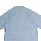 WRANGLER Mens Blue Cotton Short Sleeve Shirt XL Casual Button Pocket