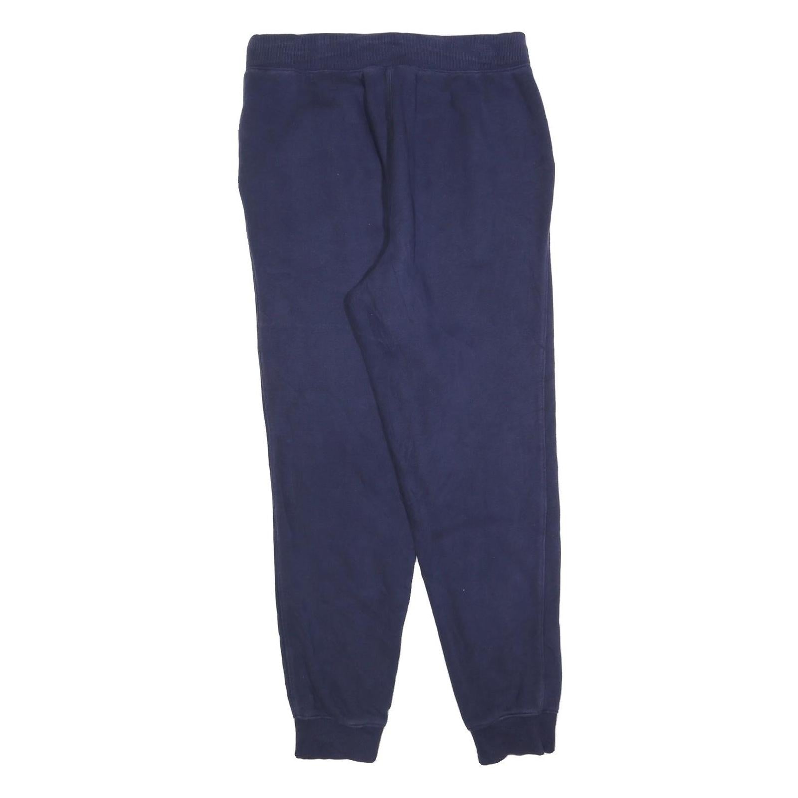 FILA Mens Joggers Blue M W30 L28 Slim Tapered Cotton Blend Casual Style