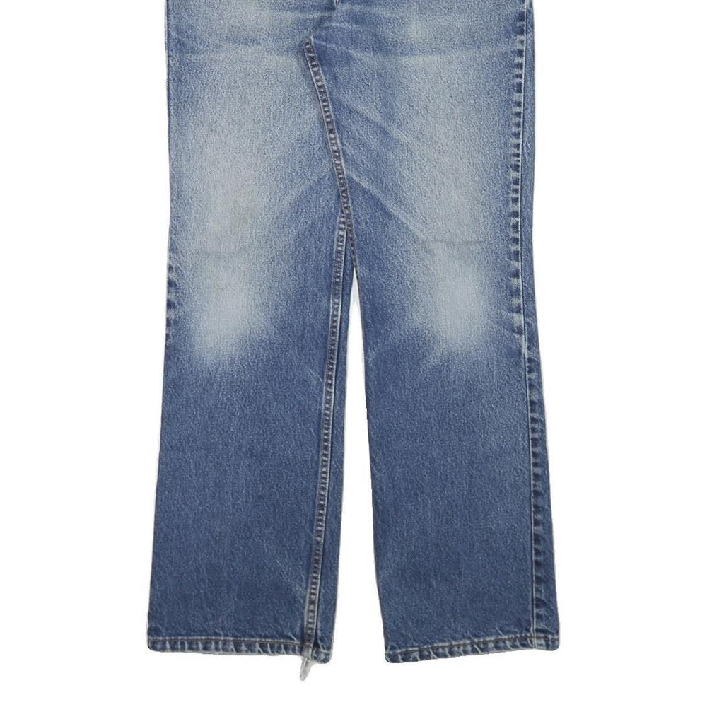 LEVI'S Mens Regular Blue Denim Stone Wash W32 L31 Classic Zip Closure Jeans