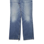 LEVI'S Mens Regular Blue Denim Stone Wash W32 L31 Classic Zip Closure Jeans