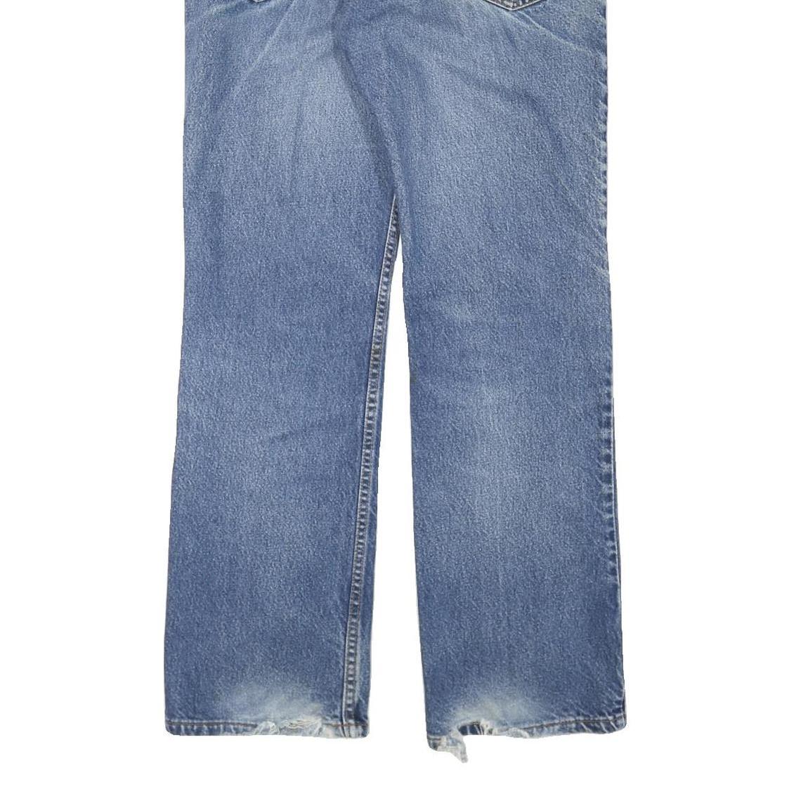 LEVI'S Mens Regular Blue Denim Stone Wash W32 L31 Classic Zip Closure Jeans