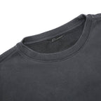 ADIDAS Mens Black Crew Neck Sweatshirt L Nike Logo Cotton Blend Casual