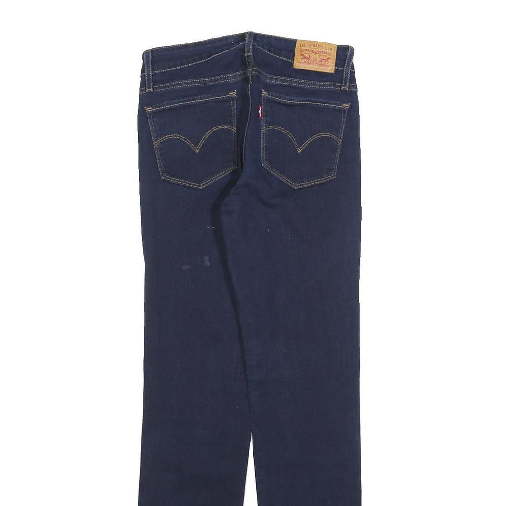 LEVI'S 712 Womens Jeans Blue Slim Slim Denim Medium W26 L30 Stretch Cotton