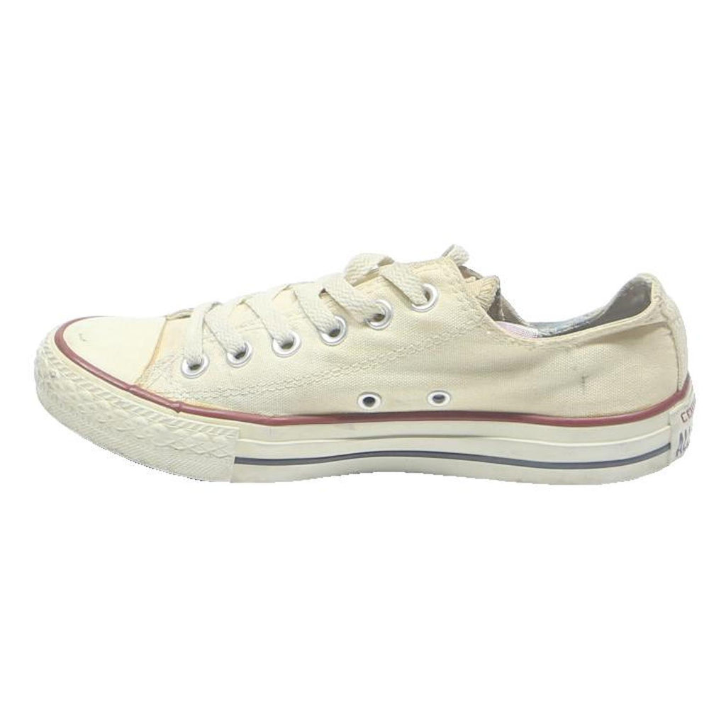 CONVERSE Chuck Taylor Womens Low Top Trainers Canvas UK 4.5 Beige Floral Print