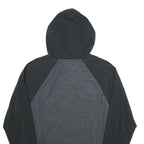 LEVI'S Mens Black & Grey Hoodie M Cotton Blend Casual Pullover Drawstring