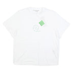 STELLA MCCARTNEY Womens White Organic Cotton Blend Graphic T-Shirt XS Short