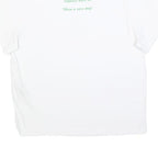 STELLA MCCARTNEY Womens White Organic Cotton Blend Graphic T-Shirt XS Short