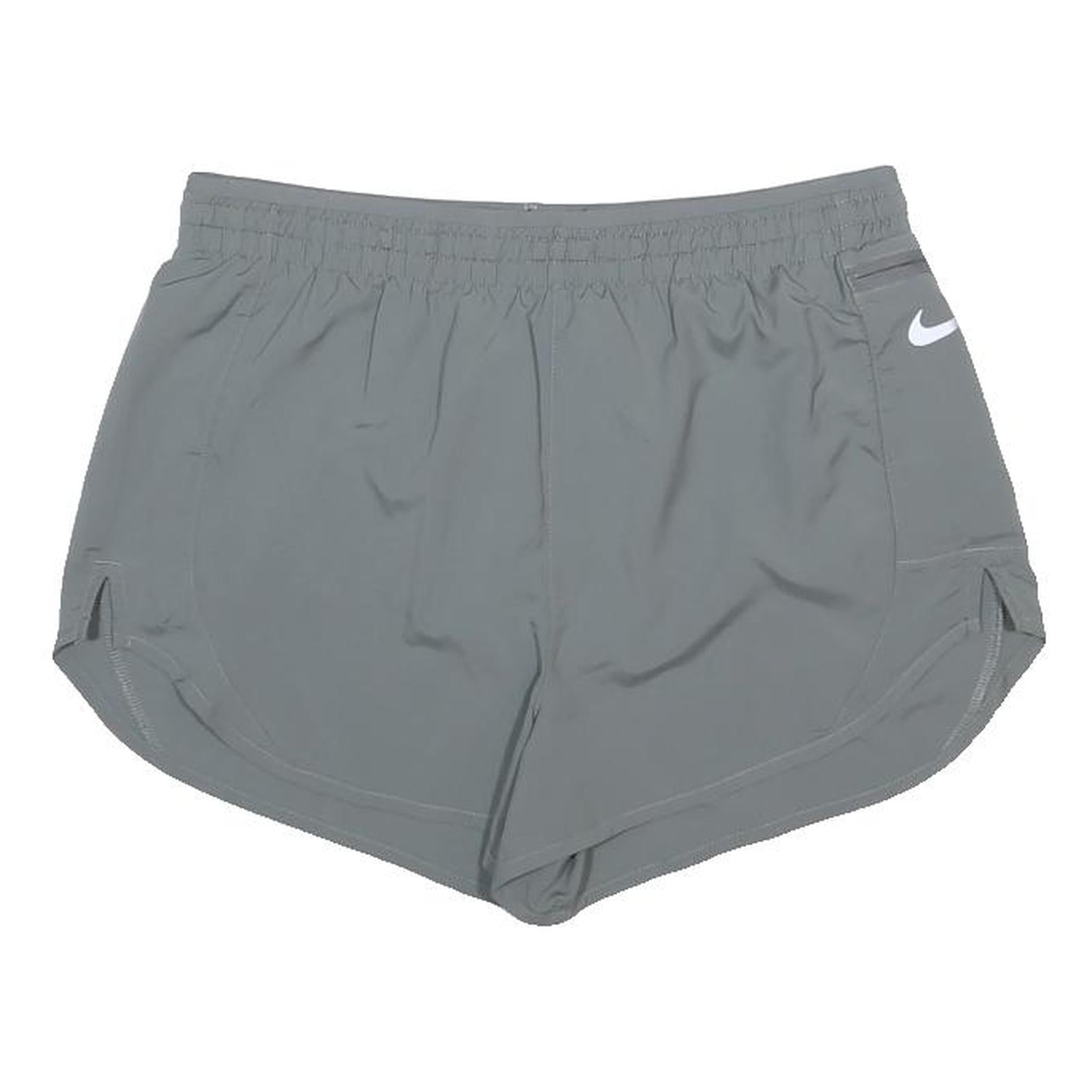 NIKE Womens Shorts Grey Casual M W30 Light Weight Performance Gym Wear