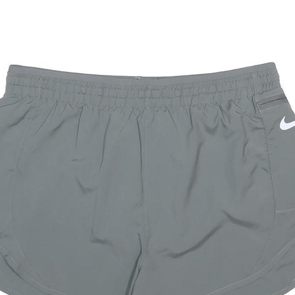 NIKE Womens Shorts Grey Casual M W30 Light Weight Performance Gym Wear