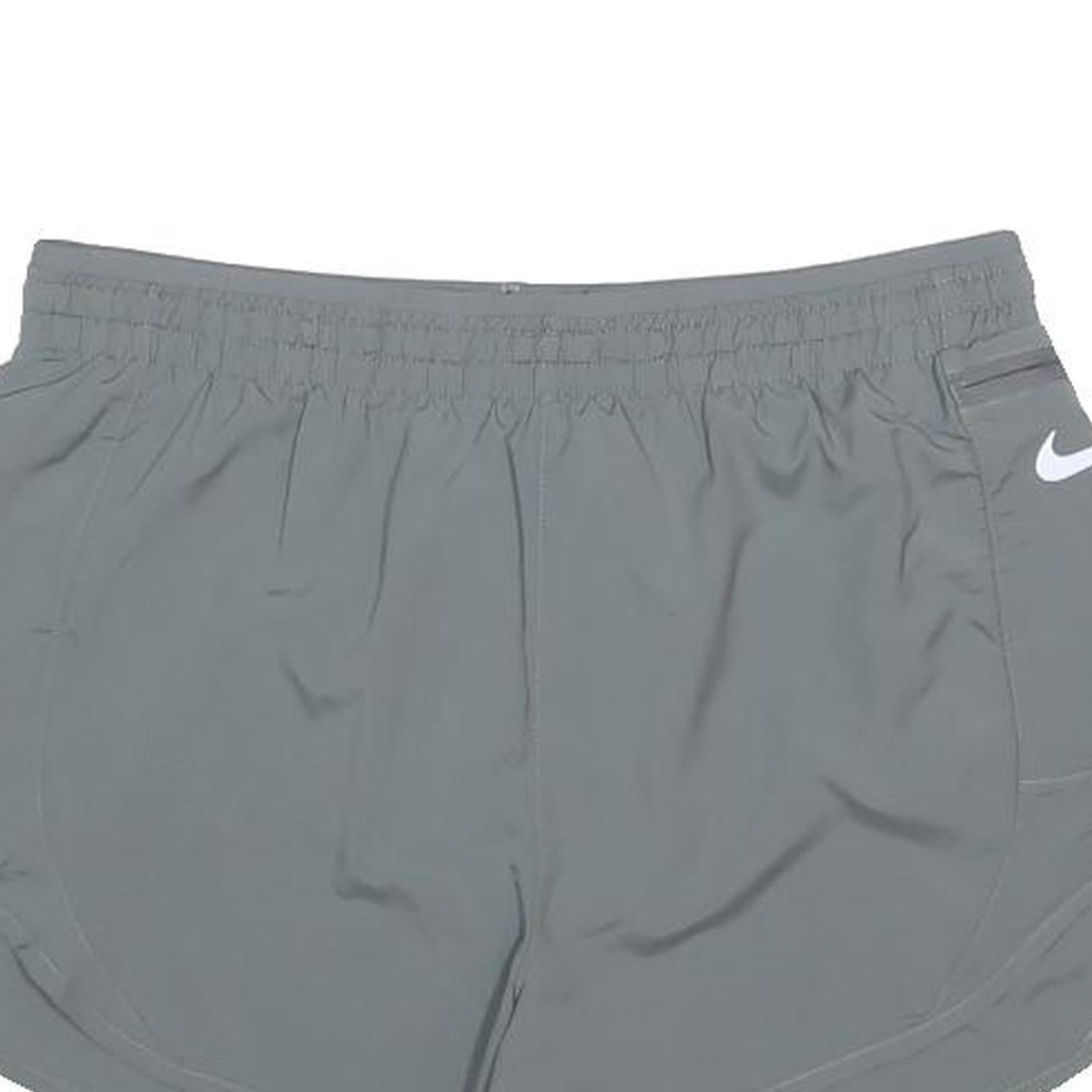 NIKE Womens Shorts Grey Casual M W30 Light Weight Performance Gym Wear