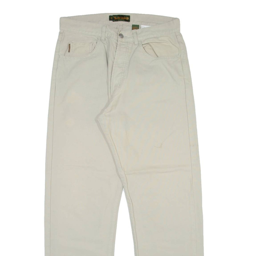 TIMBERLAND Mens Trousers Beige Regular Straight W30 L30