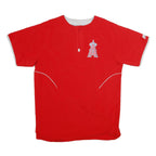 RUSSELL ATHLETIC Mens Red Athletic T-Shirt S Short Sleeve Round Neck Sportswear