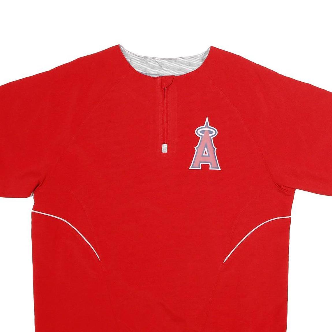 RUSSELL ATHLETIC Mens Red Athletic T-Shirt S Short Sleeve Round Neck Sportswear