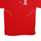 RUSSELL ATHLETIC Mens Red Athletic T-Shirt S Short Sleeve Round Neck Sportswear