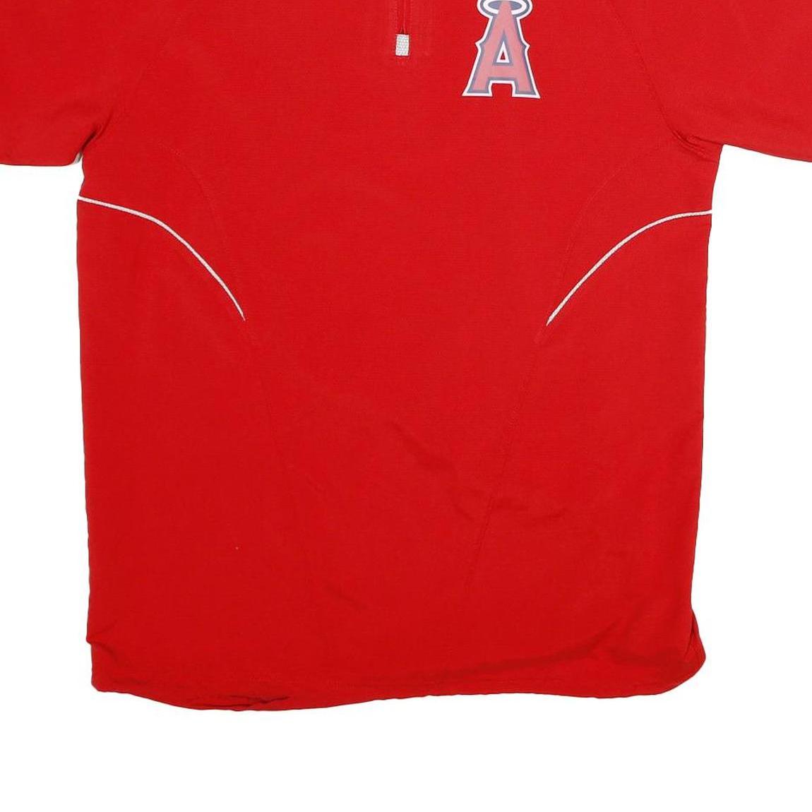 RUSSELL ATHLETIC Mens Red Athletic T-Shirt S Short Sleeve Round Neck Sportswear