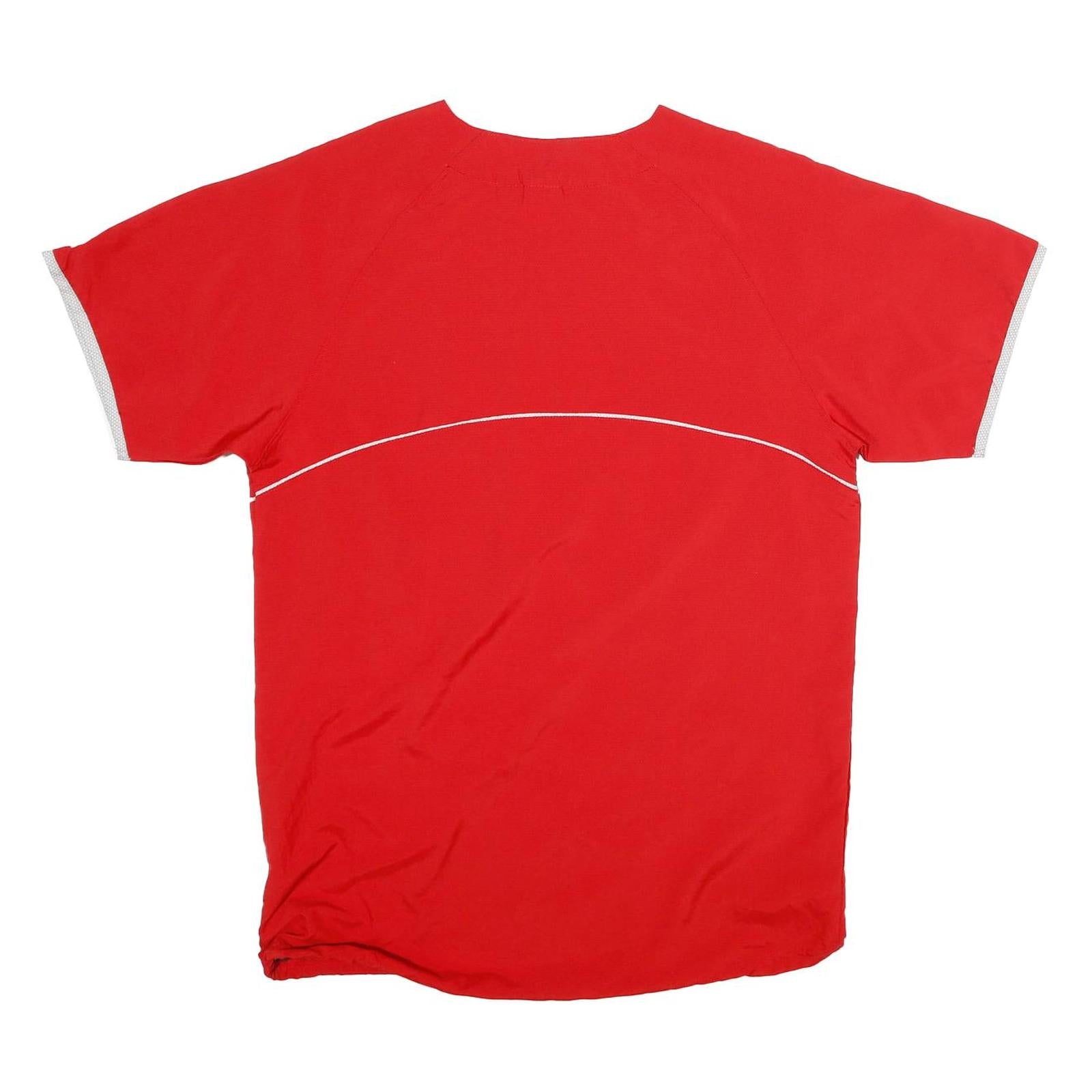 RUSSELL ATHLETIC Mens Red Athletic T-Shirt S Short Sleeve Round Neck Sportswear