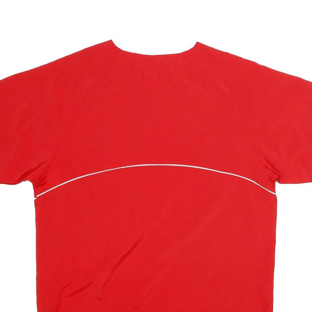 RUSSELL ATHLETIC Mens Red Athletic T-Shirt S Short Sleeve Round Neck Sportswear